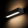 ASTER 25 fali lámpa fekete tej akril 230V LED 2x6W IP65 3000K