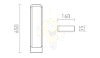 BONN 65 állólámpa feketésszürke  230V LED 7W 120° IP65  3000K