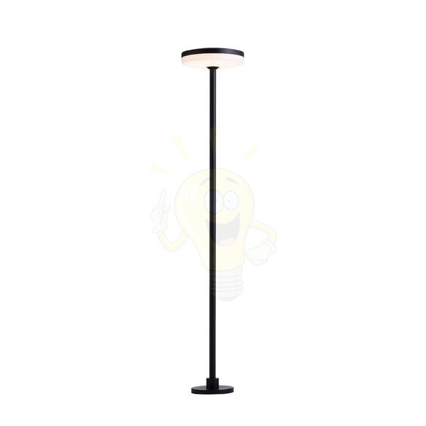 SEMPLICE 80 állólámpa / leszúrható spot lámpa fekete matt akril 230V LED 12W IP54  3000K
