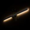 BONAREA 104 fali lámpa fekete szatén akril 230V LED 18W 120° IP54  3000K