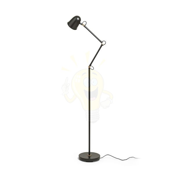 DANNY állólámpa fekete sárgaréz 230V LED E14 5W