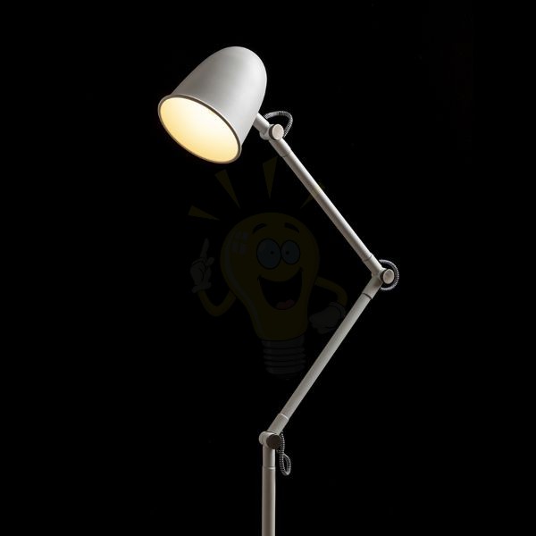DANNY állólámpa fehér matt nikkel 230V LED E14 5W