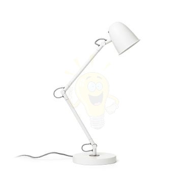DANNY asztali lámpa fehér matt nikkel 230V LED E14 5W