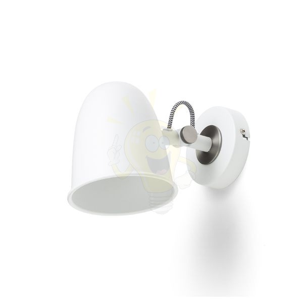 DANNY fali lámpa fehér matt nikkel 230V LED E14 5W