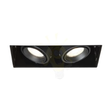 ELECTRA II GU10 frameless fekete 230V LED GU10 8W