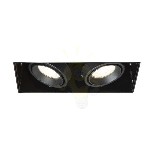 ELECTRA II GU10 frameless fekete 230V LED GU10 8W