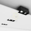 ELECTRA II GU10 frameless fekete 230V LED GU10 8W