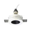 DAYTONA rögzített lámpa gipsz/fekete 230V LED GU10 8W