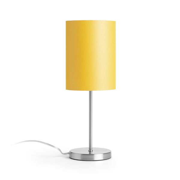 NYC/RON 15/20 asztali lámpa Chintz sárgabarack/króm 230V LED E27 15W