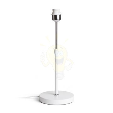 EMMETT asztali lámpatest fehér króm 230V LED E27 15W