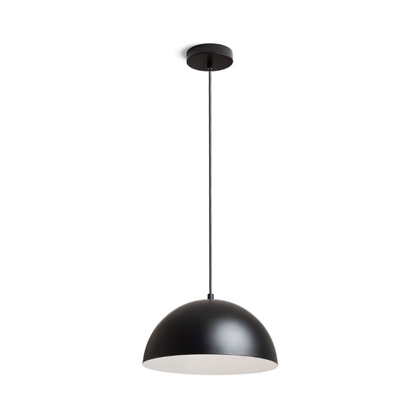 GLADYS 30 függő lámpa fekete/fehér  230V LED E27 15W