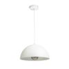 GLADYS 30 függő lámpa fehér/fehér  230V LED E27 15W