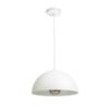 GLADYS 30 függő lámpa fehér/fehér  230V LED E27 15W