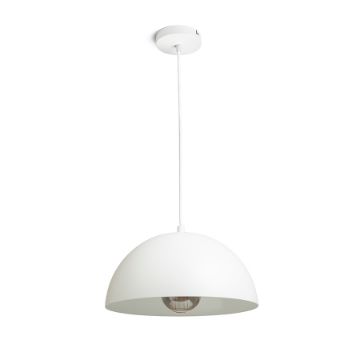 GLADYS 30 függő lámpa fehér/fehér  230V LED E27 15W