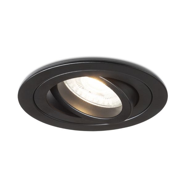 PASADENA GU10 R  süllyesztett lámpa fekete  230V LED GU10 7W