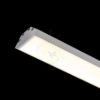 LED PROFILE J felületre szerelhető 1m fehér matt akrilát/alumínium 