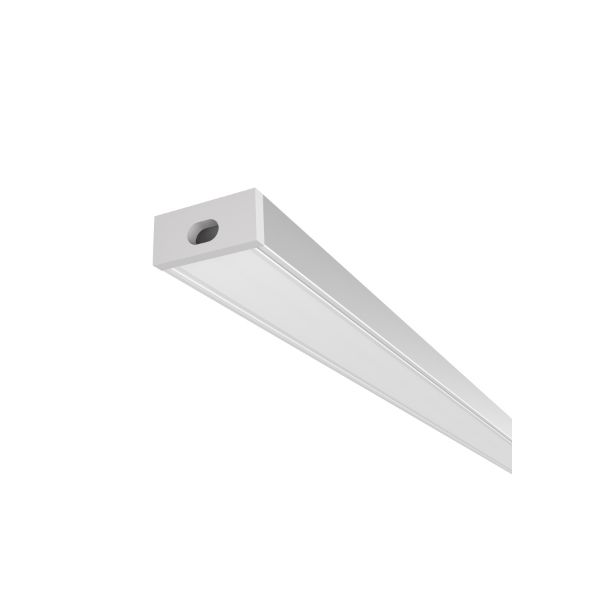 LED PROFILE G felületre szerelhető 1m eloxált alumínium/matt akrilát 