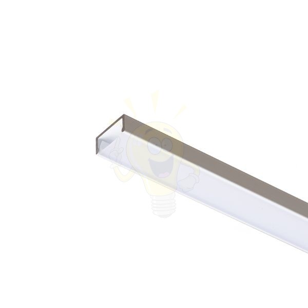 LED PROFILE G felületre szerelhető 1m fehér matt akrilát/alumínium 