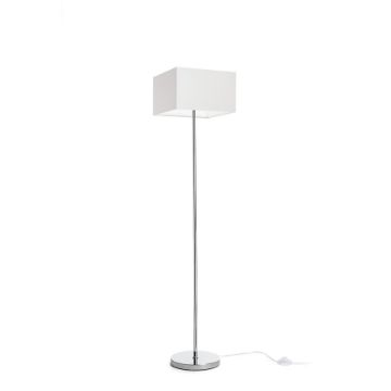 NYC/TEMPO 30/19 állólámpa  Polycotton fehér/króm 230V LED E27 15W