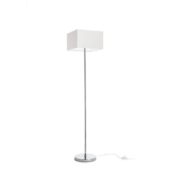 NYC/TEMPO 30/19 állólámpa  Polycotton fehér/króm 230V LED E27 15W
