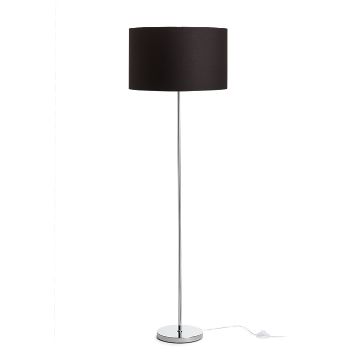 NYC/RON 40/25 állólámpa  Polycotton fekete/króm 230V LED E27 15W