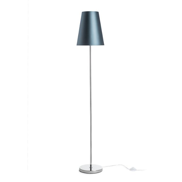 NYC/CONNY 25 állólámpa  Monaco petróleum kék/ezüst PVC/króm 230V LED E27 15W