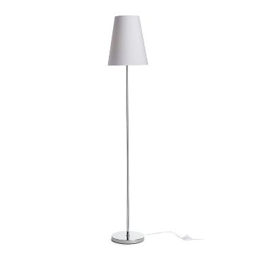 NYC/CONNY 25 állólámpa  Polycotton fehér/króm 230V LED E27 15W