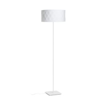 CORTINA/JAKARANDA állólámpa fehér/fehér textil/fém 230V LED E27 15W