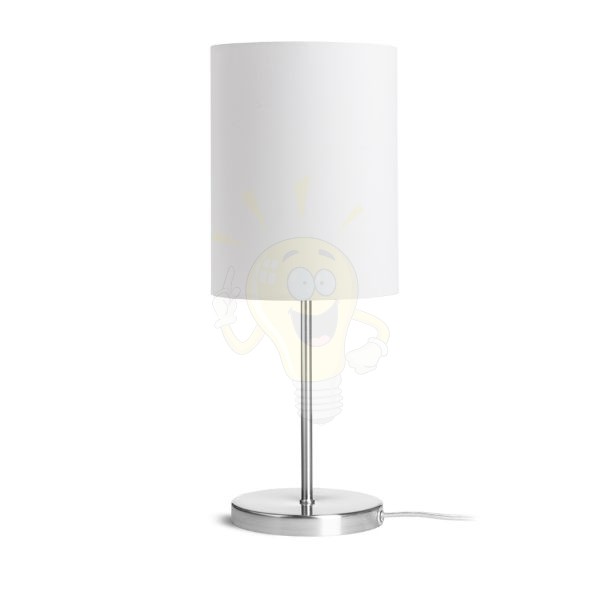 NYC/RON 15/20 asztali lámpa  Monaco petróleum kék/ezüst PVC/króm 230V LED E27 15W