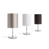 NYC/RON 15/20 asztali lámpa  Polycotton fehér/króm 230V LED E27 15W