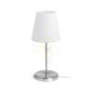 NYC/CONNY 15/15 asztali lámpa  Polycotton fehér/nikkel 230V LED E27 11W