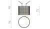 MARENGA RD1 73 süllyesztett lámpa fehér Eco PLA 230V LED 6W  3000K