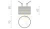 MARENGA RR3 60 süllyesztett lámpa fehér Eco PLA 230V LED 6W  3000K