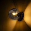 SOLARIS felületre szerelhető füstös üveg/fekete 230V LED E14 7W
