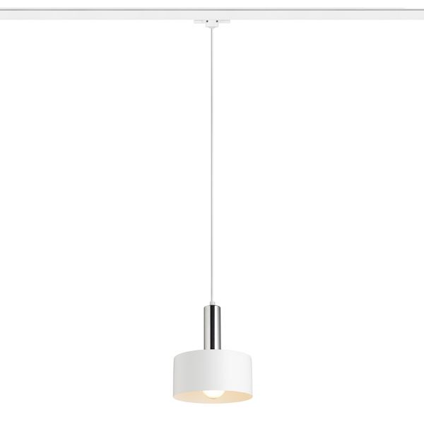 GIULIA 20 három áramkörös sínre fehér króm 230V LED E27 15W