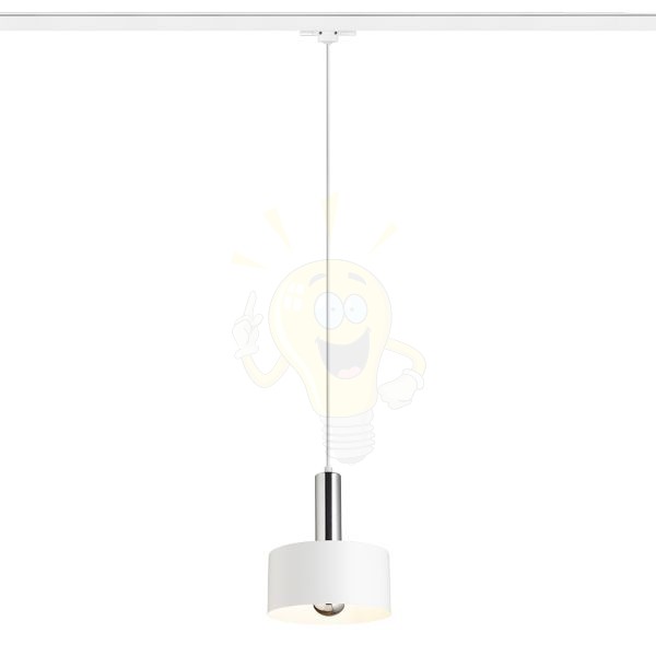 GIULIA 20 három áramkörös sínre fehér króm 230V LED E27 15W