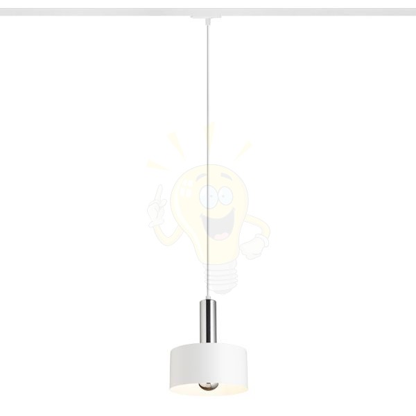 GIULIA 20 egy áramkörös sínre fehér króm 230V LED E27 15W