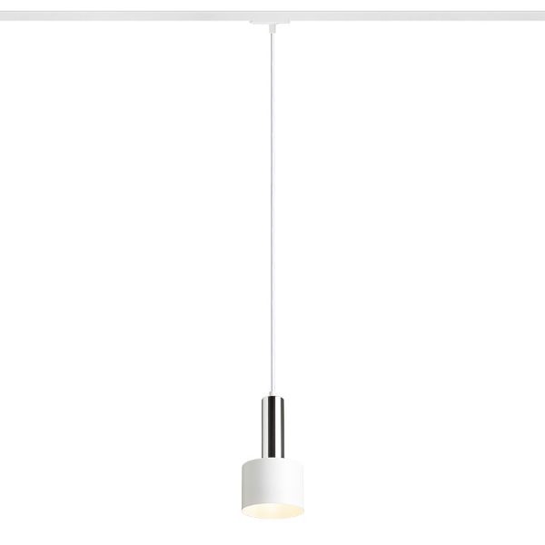 GIULIA 12 egy áramkörös sínre fehér króm 230V LED E27 11W