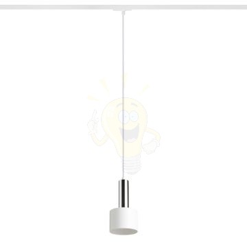 GIULIA 12 egy áramkörös sínre fehér króm 230V LED E27 11W