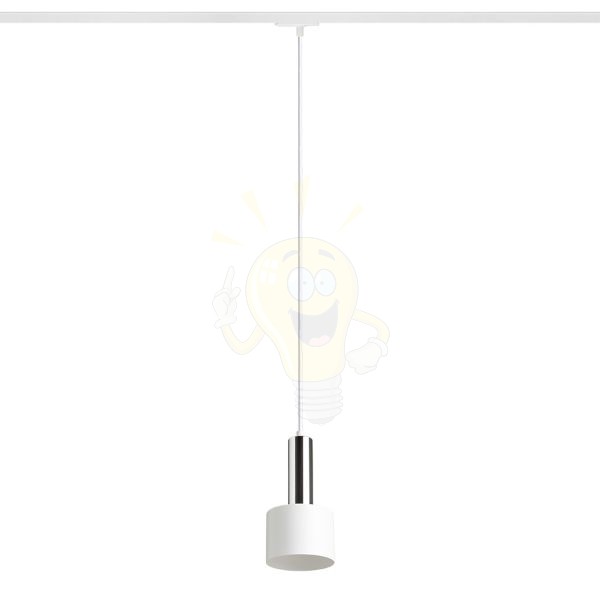 GIULIA 12 egy áramkörös sínre fehér króm 230V LED E27 11W