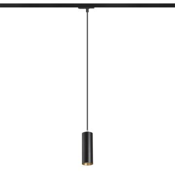 MAVRO egy áramkörös sínen függő lámpa fekete/aranysárga  230V LED 12W 38°  3000K