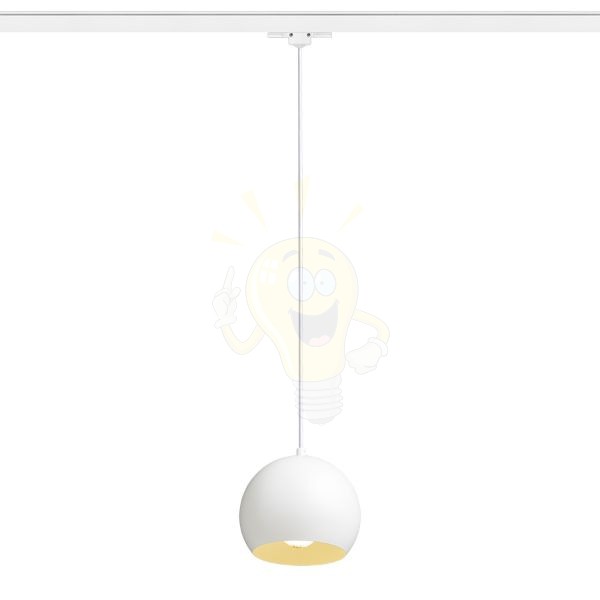AGNETA három áramkörös sínen függő lámpa fehér  230V LED E27 11W