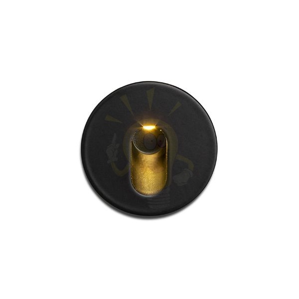 MEMPHIS R a falba süllyesztett fekete 230V LED 3W 60° 3000K