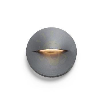 BOBO R fali lámpa antracitszürke 230V LED 3W IP65 3000K