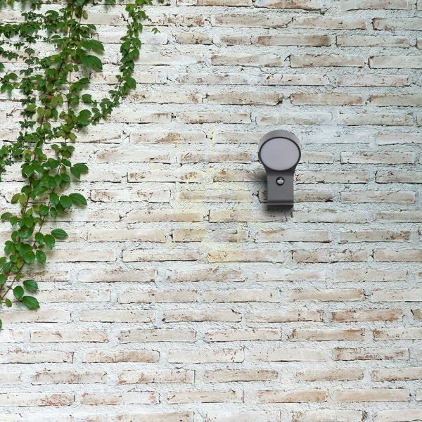 ELIA PIR fali lámpa antracitszürke 230V LED 9W IP44 3000K