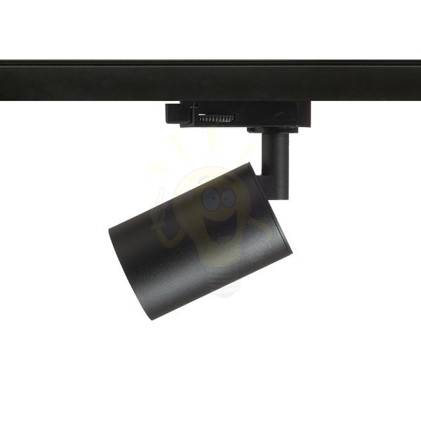 DUDE háromfázisú áramkörös sínre fekete  230V LED GU10 9W