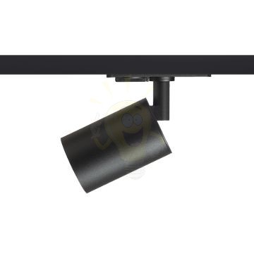 DUDE egyfázisú áramkörös sínre fekete  230V LED GU10 9W