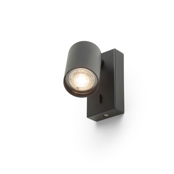 DUDE fali lámpa fekete 230V LED GU10 9W