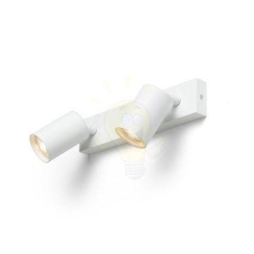 DUDE II felületre szerelhető fehér 230V LED GU10 2x9W