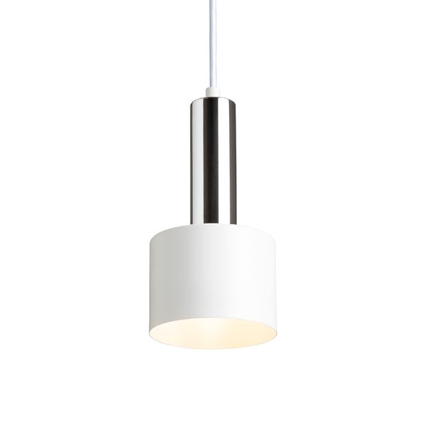 GIULIA 12 függő lámpa fehér króm 230V LED E27 11W